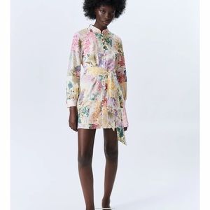 Zara floral dress